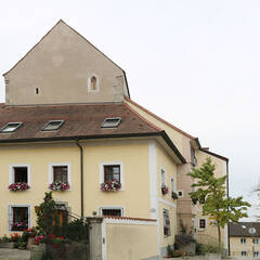 Der Bäckerturm im Westen der ehemaligen Stadtbefestigung in der heutigen Bräuergasse. (Foto: RedTD/Gerold Keusch)