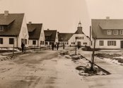 Die Werkssiedlung Langenhart. (Foto: Stadtarchiv St. Valentin)