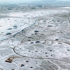 Die Nevada Test Site mit zahlreichen Kratern von Untererddetonationen. (Foto: Nevada Operations Office Photo Library; U.S. Department of Energy)