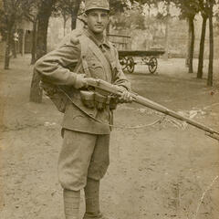 Josef Robinau als Soldat. (Foto: Martin Prieschl)