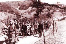 Zurückflutende Soldaten der Wehrmacht in den letzten Tagen des Krieges. (Foto: Stadtarchiv Waidhofen/Ybbs)