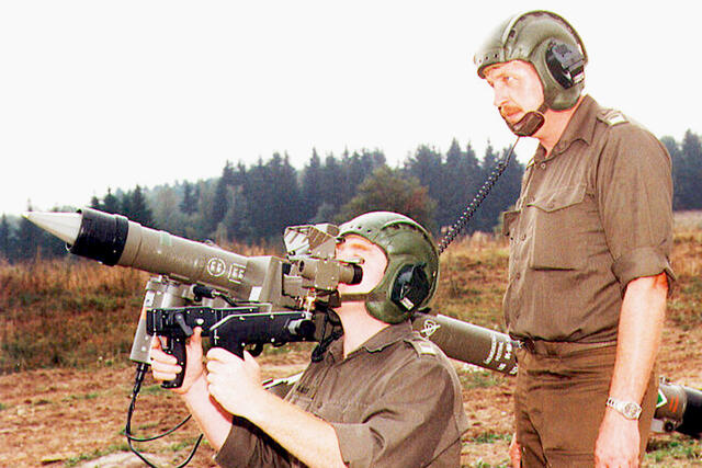 Fliegerabwehrlenkwaffe „Mistral“. (Foto: Bundesheer)