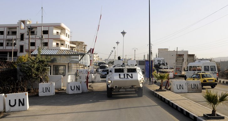 Der Stützpunkt 25 stand neben dem B-Gate (VN-Grenzübergang zu Israel) im Mittelpunkt der Auseinandersetzungen. (Foto: Bundesheer/Grebien)