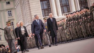 Angelobung von 950 Rekruten auf dem Wiener Heldenplatz am Staatsfeiertag. (Foto: Bundesheer/Paul Kulec)