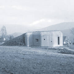 Ein leichter MG-Bunkers vom Modell 37 im Oktober 1938. (Foto: unbekannt/gemeinfrei)