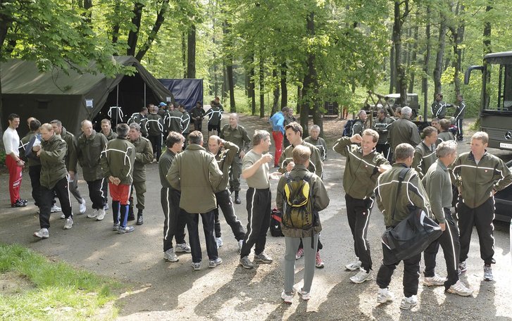 Vorbereitung im Wettkampftzentrum bzw. Startgelände. (Foto: Archiv Sturmlechner)