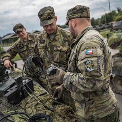 Tschechische und deutsche Soldaten gehörten zu den internationalen Teilnehmern der Übung. (Foto: Bundesheer)