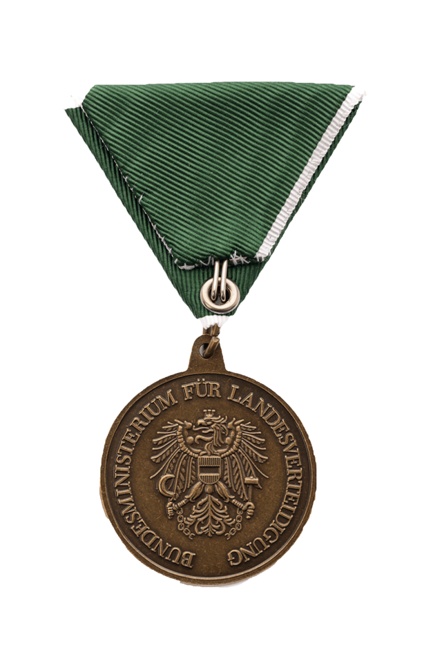 Milizmedaille Rückseite (Foto: Peter Steiner)