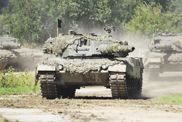 Kampfpanzer „Leopard“ 2A4. (Foto: Bundesheer/Guenter Filzwieser)