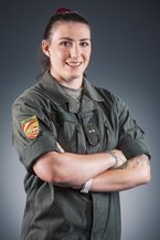 Judoka Michaela Polleres. (Foto: Bundesheer/Peter Lechner)