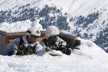 Ein Gruppenkommandant erteilt seinem MG-Trupp und einem Schützen einen Kampfauftrag. (Foto: RedTD/Gerold Keusch)