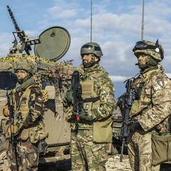 Spezialausbildung von italienischen MLF-Soldaten mit Kameraden der ungarischen und der slowenischen Streitkräfte. (Foto: MLF PO)