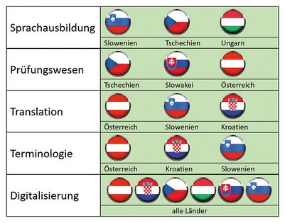 Verantwortlichkeiten innerhalb der CEDC-LP. (Grafik: Bundesheer/Christian Kersch)