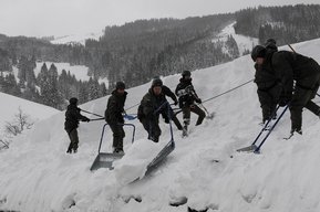 Soldaten des Gebirgskampfzentrums Saalfelden waren in Salzburg eingesetzt. (Foto: ÖBH/Steger)