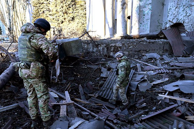 Schäden in der ukrainischen Stadt Pokrowsk nach russischen Luftangriffen. (Foto: UA.National.Police; CC BY-SA 4.0)