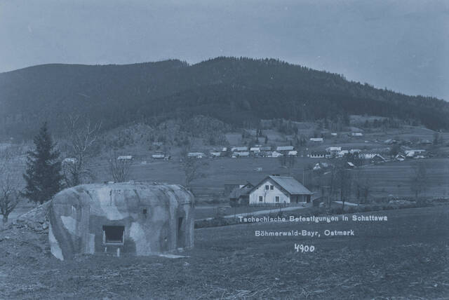 Leichter MG-Bunker (Modell 37) bei Satov in Südmähren. (Foto: Militärhistorisches Museum Prag)
