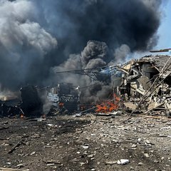 Schäden in der ukrainischen Stadt Pokrowsk nach russischen Luftangriffen. (Fotos: DN.gov.UA; CC BY-SA 4.0)