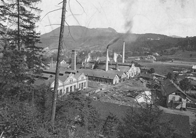 Böhler in Kapfenberg um das Jahr 1900. (Foto: Archiv Pöcher)