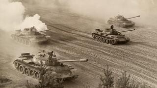 Panzer der UdSSR während einer Übung. (Foto: Archiv Truppendienst)