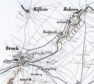 Das Lager bei Bruck im Jahr 1863. 