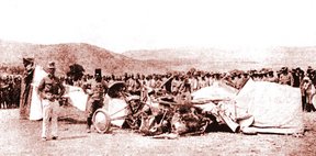 Das Flugzeugwrack von Teodat Andric. Foto: Archiv Martinovic