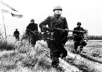 Der spätere Jahrgangskommandant, Hauptmann Horvath, als MG-Schütze im Ungarneinsatz 1956. Die Neutralitätserklärung Ungarns schützte das Nachbarland nicht vor dem Sowjeteinmarsch. (Foto: Bundesheer)