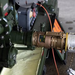 Befüllanschluss mit Schauglas (Anschluss A). (Foto: Bundesheer/Bach)