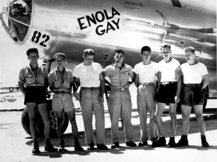 Die B-29 mit dem Namen "Enola-Gay" flog die erste Atombombe zu ihrem Ziel in Hiroshima. (Foto: U.S. Air Force)