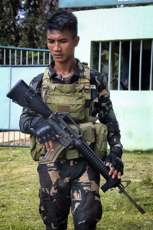 Philippinischer Soldat der 2nd Mechanized Infantry Brigade 3. (Foto: Philippine Information Agency, gemeinfrei)