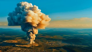 A-Detonation (Simulation) auf dem Gefechtsstand der MND SOUTH in Leithaprodersdorf am 1. Dezember 2023. (Foto: Olivier Foissy/KI-generiert)