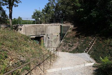 Zugang zum Bunkermuseum Ungerberg. (Foto: Bundesheer/Sascha Harold)