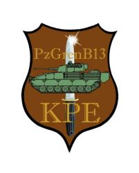 Wappen der KPE-Kompanie des Panzergrenadierbataillons 13.