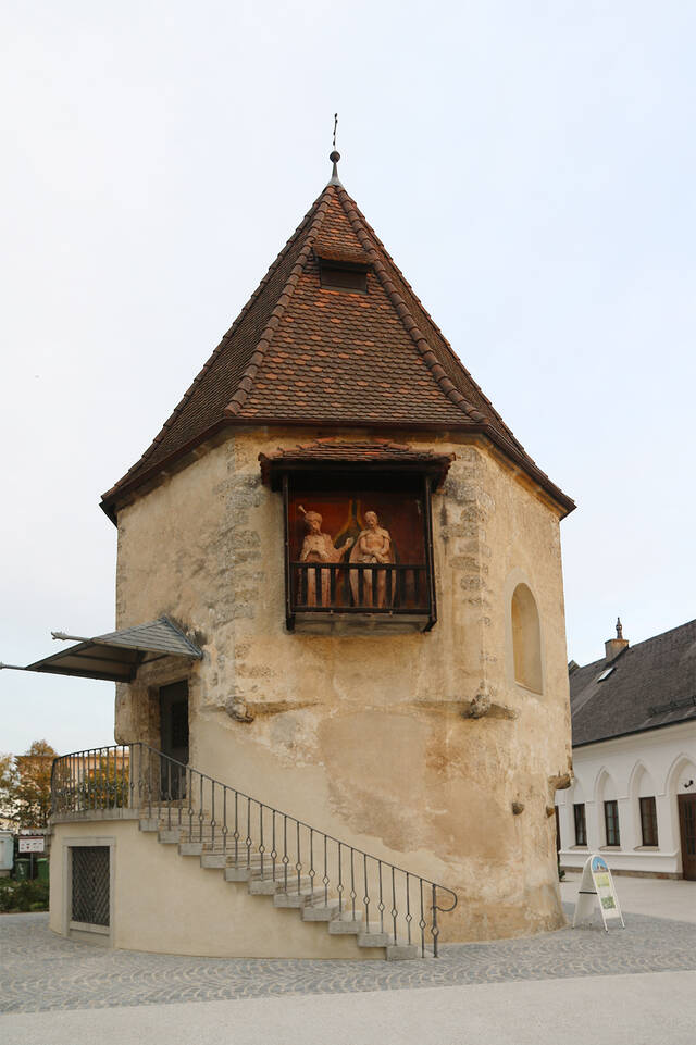 Karner der Basilika mit Ecce Homo-Darstellung. (Foto: RedTD/Gerold Keusch)