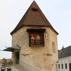 Karner der Basilika mit Ecce Homo-Darstellung. (Foto: RedTD/Gerold Keusch)