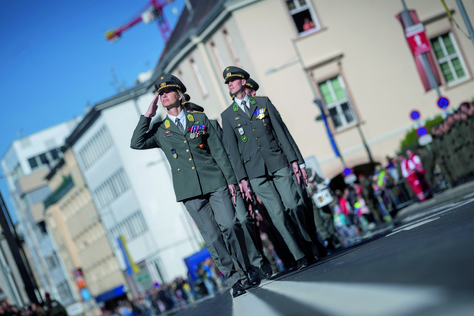 Die Uniform versprüht einen besonderen „Zauber" – wenn sie richtig getragen wird. (Foto: ÖBH)