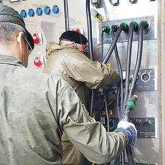 Ausbildung an den bereits vorhandenen Energieinseln an der Heereslogistikschule. (Foto: Bundesheer/Franz Fromwald)
