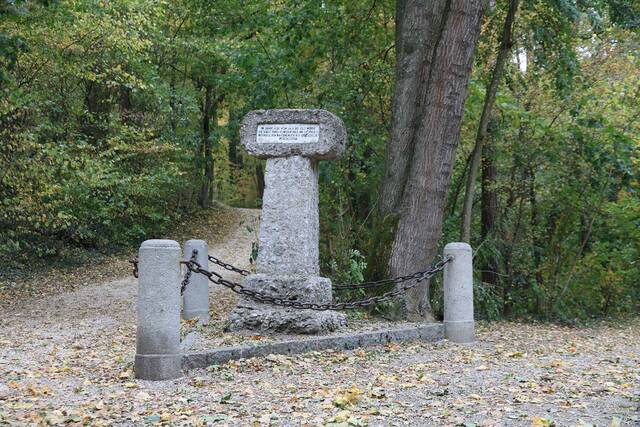 Denkmal für die Bauernkriege auf dem Eichberg. (Foto: RedTD/Gerold Keusch)