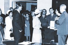 Besuch der britischen Queen Elisabeth II. im Belgrader Militärmuseum im Jahr 1972. (Foto: Militärmuseum Belgrad)