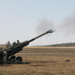 Australien, die USA und Kanada lieferten das System M777 an die Ukraine. (Foto: U.S. Army; gemeinfrei)