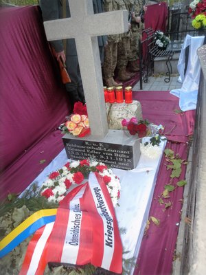 Das renovierte Grab des Feldmarschallleutnants Eduard von Böltz auf dem Stadtfriedhof in Odessa. (Foto: Alexander Barthou)