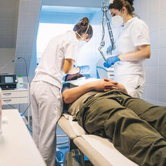 Im Sanitätszentrum Ost gibt es eine Abteilung für Dermatologie und Tropenmedizin. (Foto: Bundesheer/Daniel Trippolt)