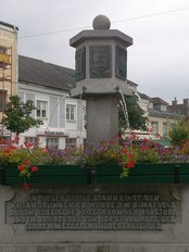 Der neu errichtete Brunnen in Amstetten befindet sich dort, wo fast dreihundert Jahre lang der Kilianbrunnen stand. (Foto: Keusch) 