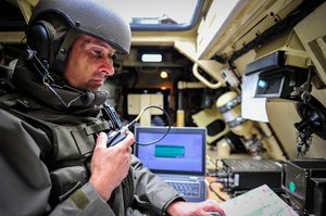 Ein Blick in den Gefechtsstand des 'Pandur'. (Foto: Bundesheer/Gunter Pusch)