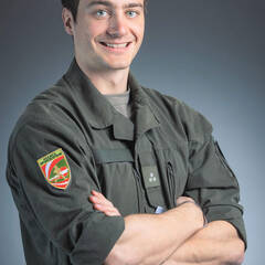 Zugsführer Alessandro Hämmerle. (Foto: Bundesheer/Daniel Trippolt)