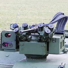 Die EFWS mit üsMG M2 auf dem Mannschaftstransportpanzer „Pandur Evolution“.  (Foto: RedTD/Gerold Keusch)
