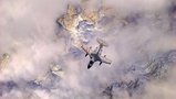 Die Saab 105 OE während eines Trainingsfluges für die aktive Luftraumüberwachung über dem Toten Gebirge in OÖ. (Foto: Herbert R. Hatzmann)