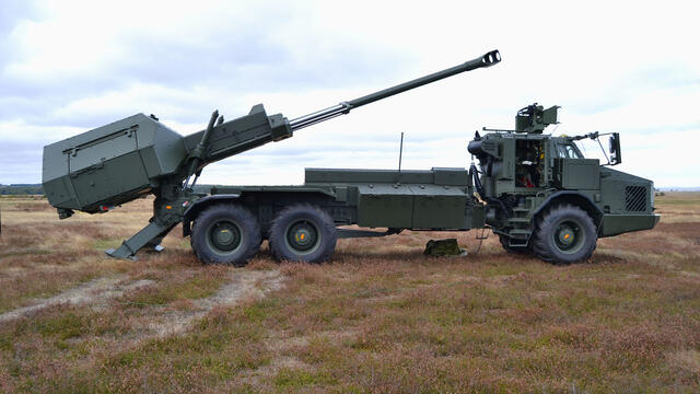 Das Foto zeigt ein Artilleriesystem Archer. (Symbolfoto: Stridsvagn122/Wikimedia Commons, CC BY-SA 4.0)