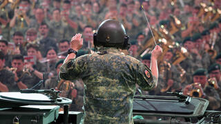 Das Foto zeigt die Militärmusik beim Militärmusikfestival 2026 in Graz. (Foto: Bundesheer/Robert Giessauf)