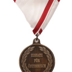 Einsatzmedaille lit. c Vorderseite (Foto: Peter Steiner)