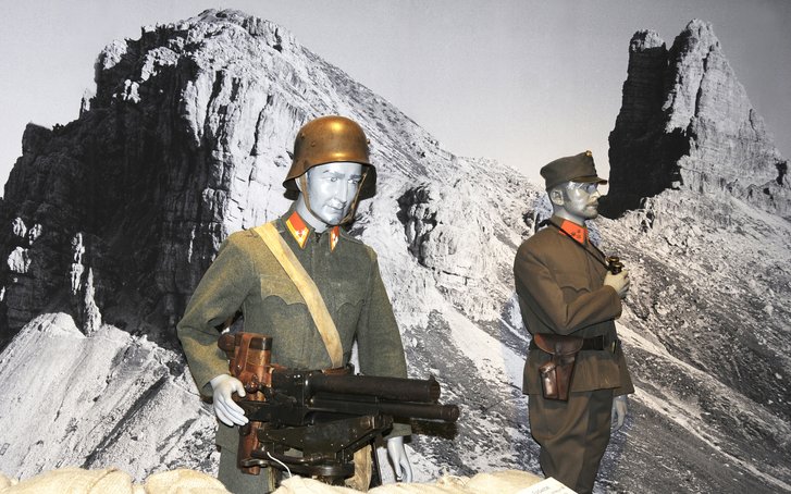 Szene aus dem Dolomitenkrieg. (Foto: Aschenbrenner)